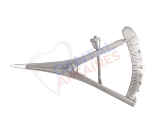 Compas "Castraviejo" courbé 8 cm (3337.01) - Acteon