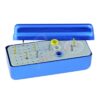 Boite de stérilisation "mini endo mixte" aluminium (14 x 5.5 x 5 cm) - Nichrominox